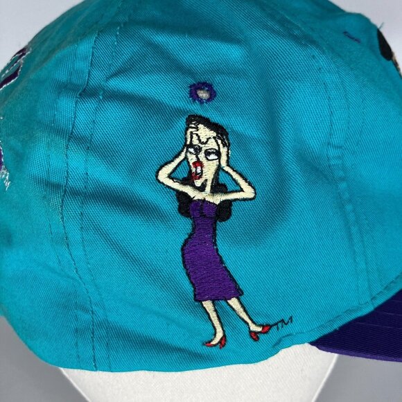 Vintage 90s Natasha Bullwinkle Snapback American Needle Hat - Picture 5 of 12